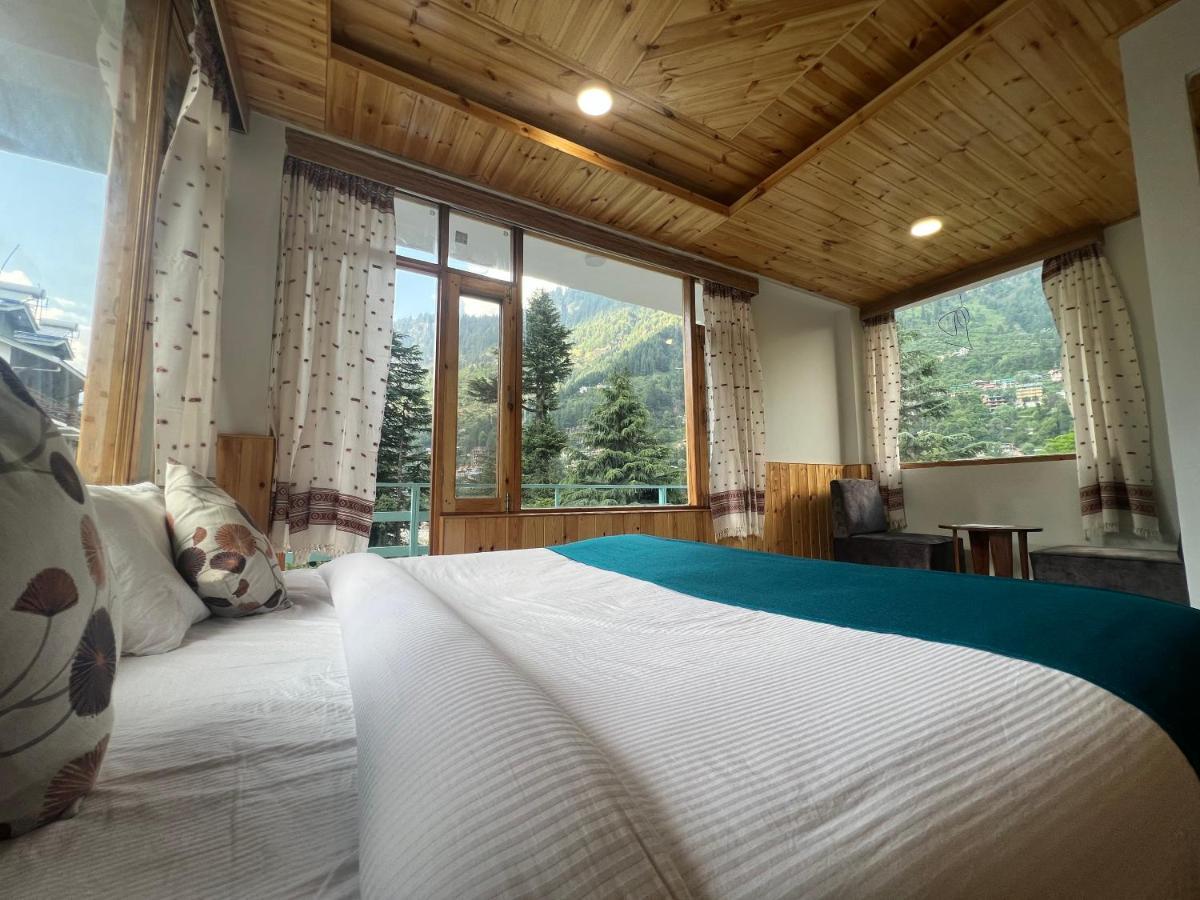 Hotel Mountain Majesty! Top-Rated Luxury Stay Amid Snowcapped Mountains With Balcony And Riverside Calm Manali  Bagian luar foto